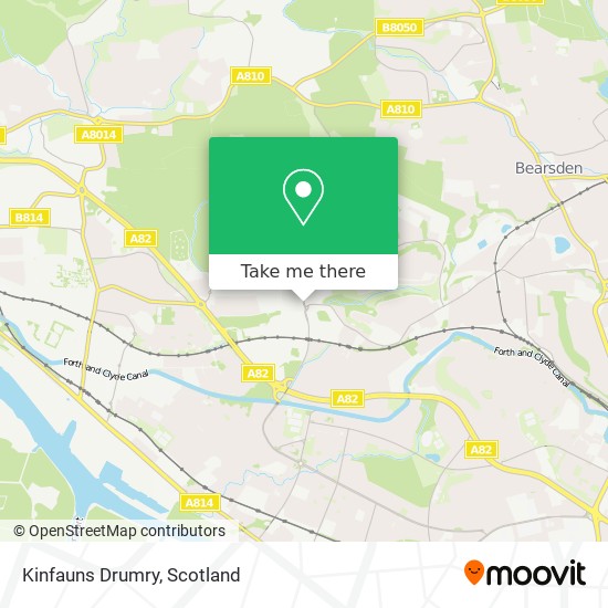 Kinfauns Drumry map