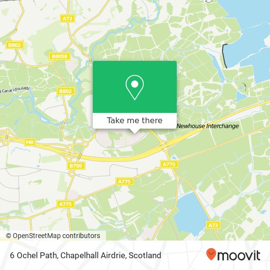 6 Ochel Path, Chapelhall Airdrie map
