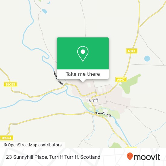 23 Sunnyhill Place, Turriff Turriff map