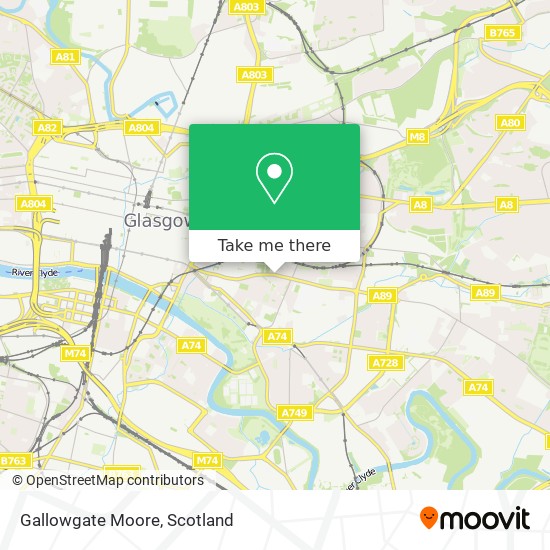 Gallowgate Moore map