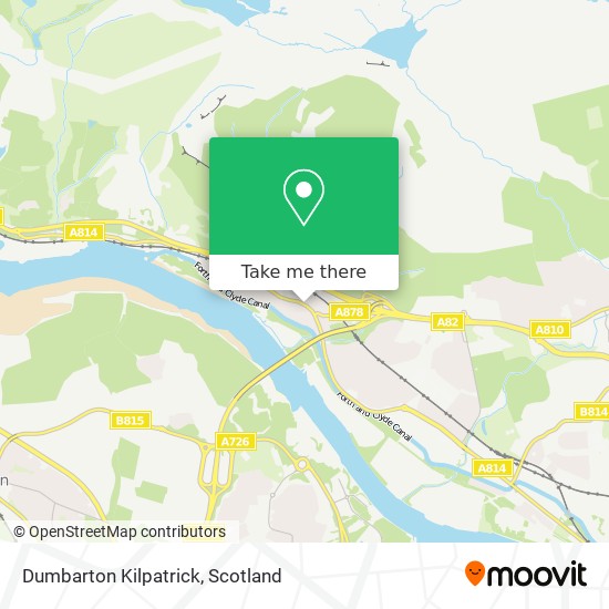 Dumbarton Kilpatrick map