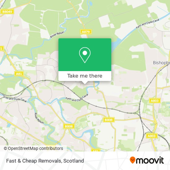 Fast & Cheap Removals map