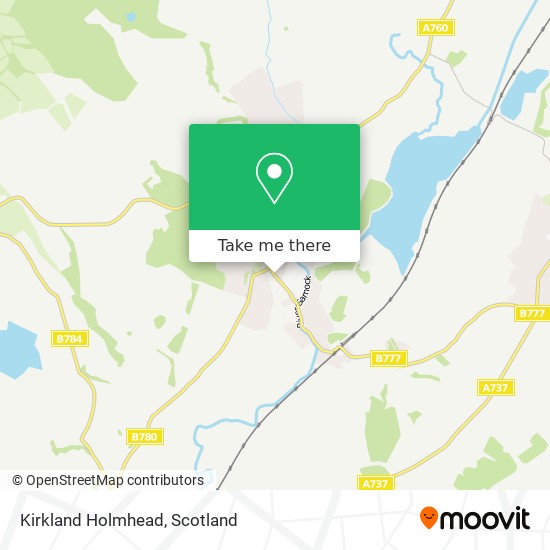 Kirkland Holmhead map
