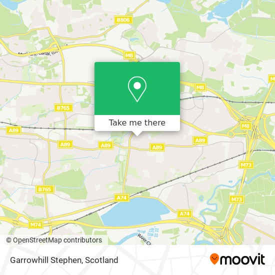 Garrowhill Stephen map