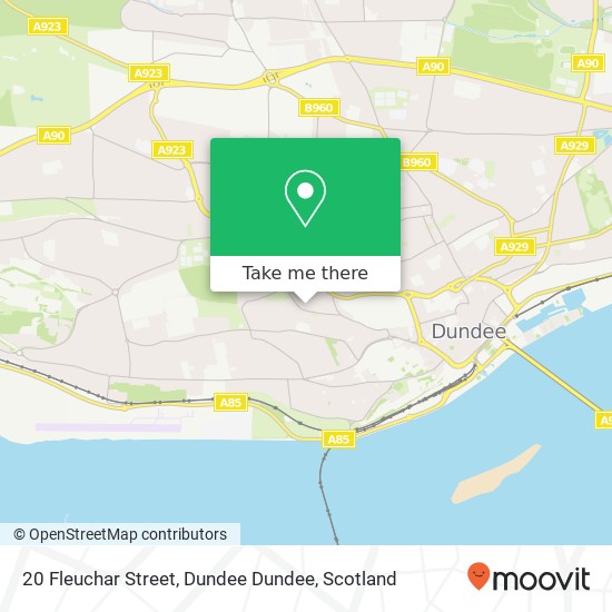 20 Fleuchar Street, Dundee Dundee map