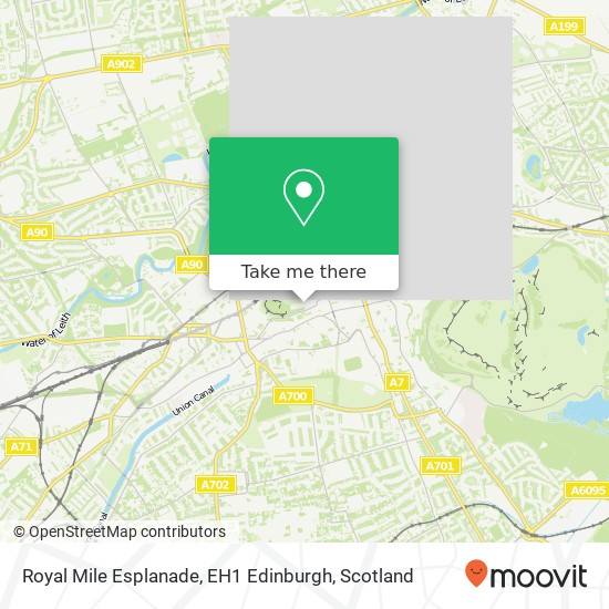 Royal Mile Esplanade, EH1 Edinburgh map