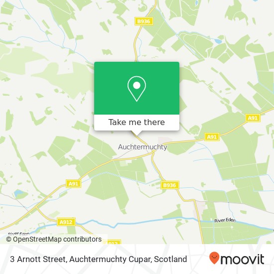 3 Arnott Street, Auchtermuchty Cupar map