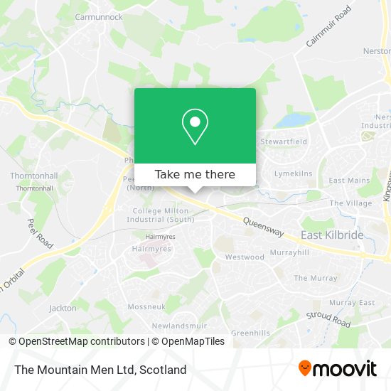 The Mountain Men Ltd map
