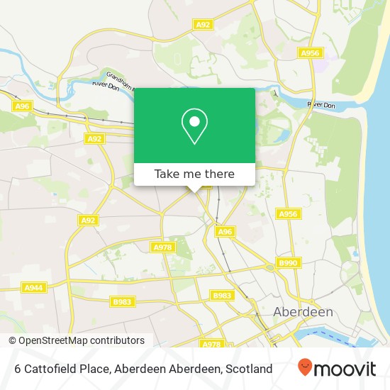 6 Cattofield Place, Aberdeen Aberdeen map