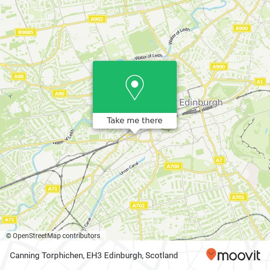 Canning Torphichen, EH3 Edinburgh map