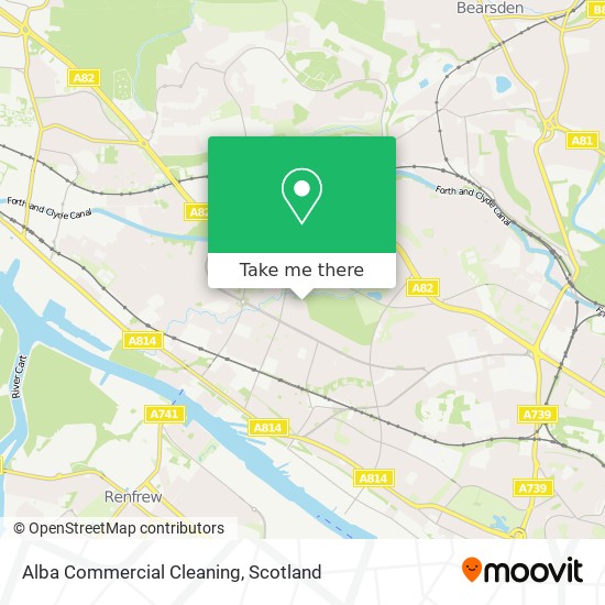 Alba Commercial Cleaning map