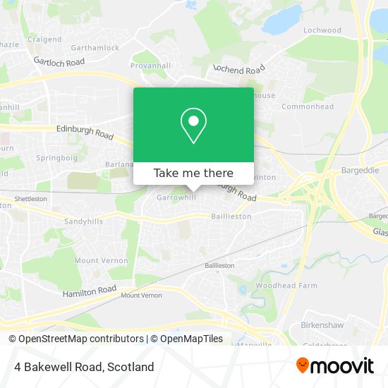 4 Bakewell Road map