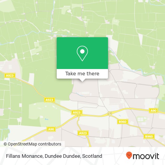 Fillans Monance, Dundee Dundee map