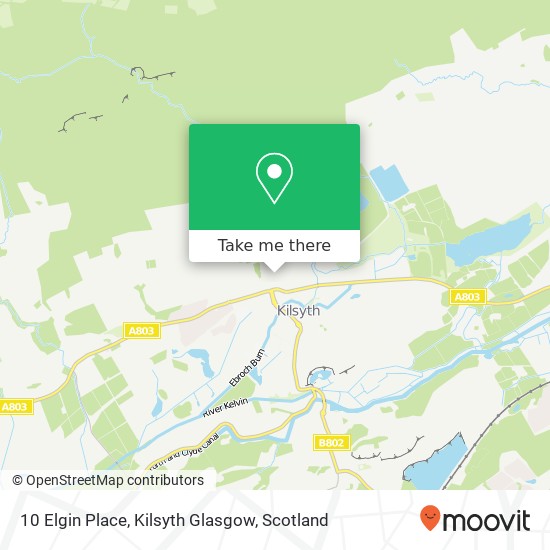10 Elgin Place, Kilsyth Glasgow map