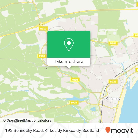 193 Bennochy Road, Kirkcaldy Kirkcaldy map