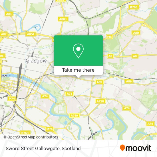 Sword Street Gallowgate map