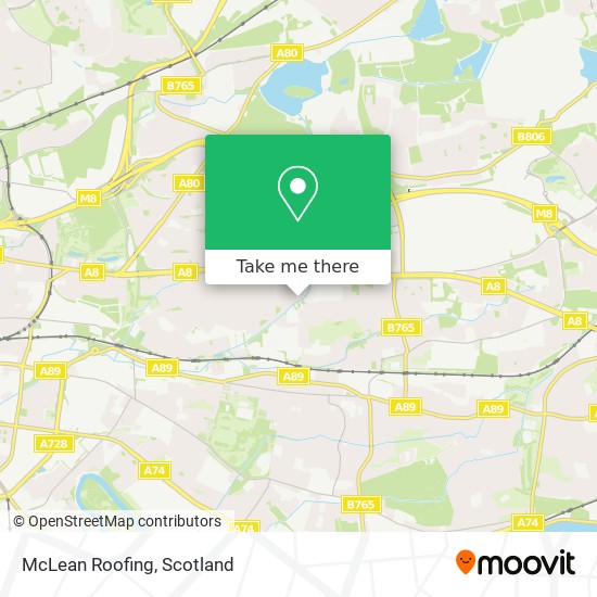 McLean Roofing map