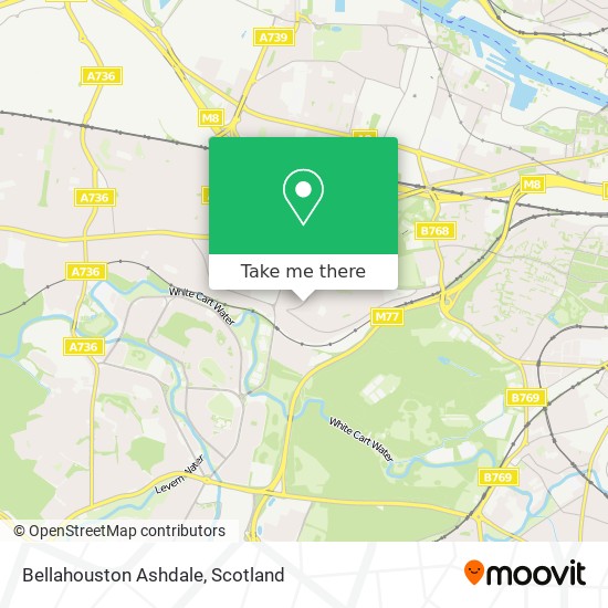 Bellahouston Ashdale map