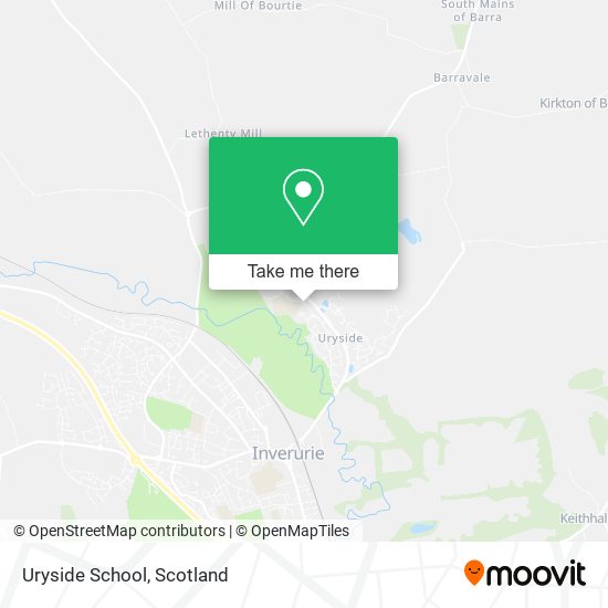 Uryside School map