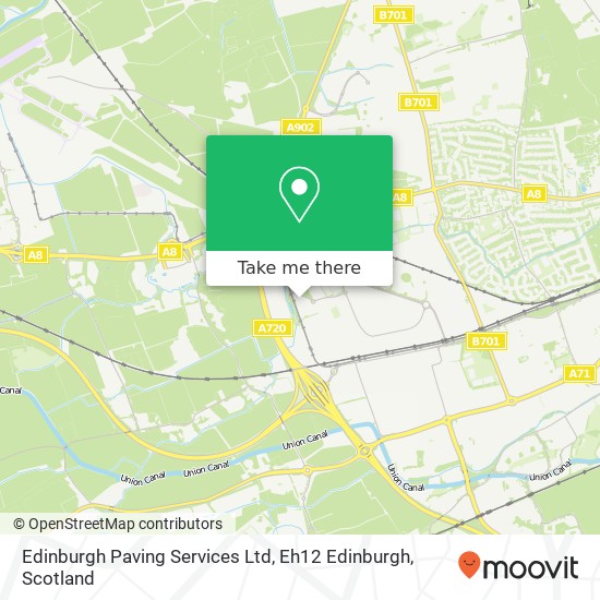 Edinburgh Paving Services Ltd, Eh12 Edinburgh map