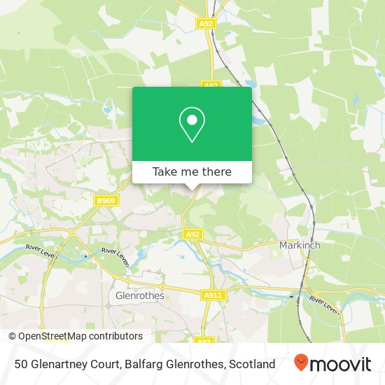 50 Glenartney Court, Balfarg Glenrothes map
