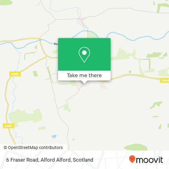 6 Fraser Road, Alford Alford map