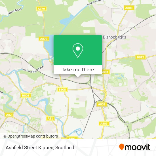 Ashfield Street Kippen map