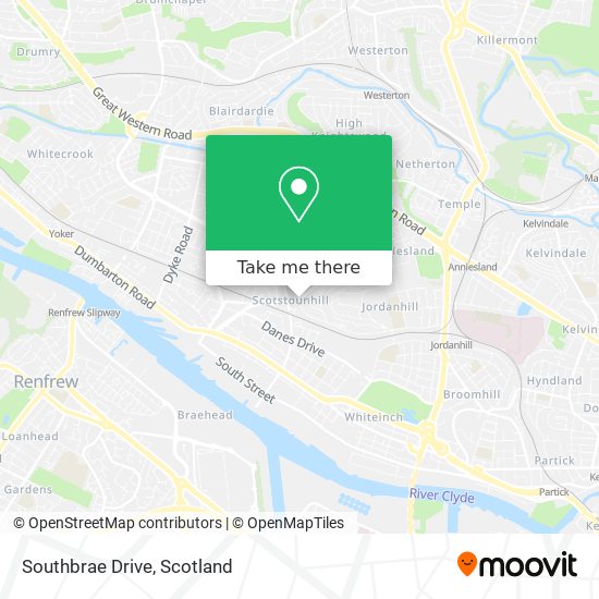 Southbrae Drive map