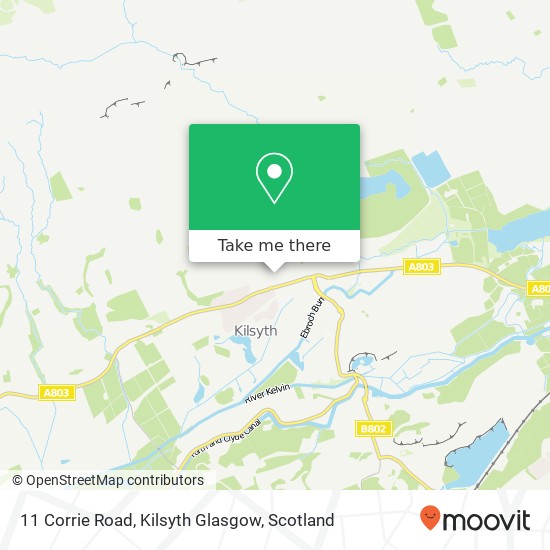 11 Corrie Road, Kilsyth Glasgow map