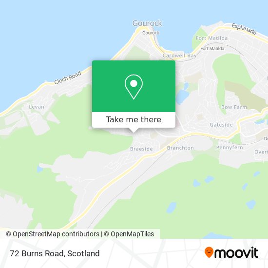 72 Burns Road map