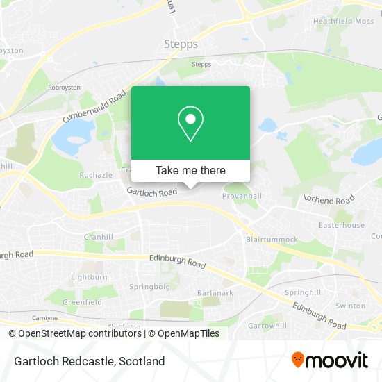 Gartloch Redcastle map