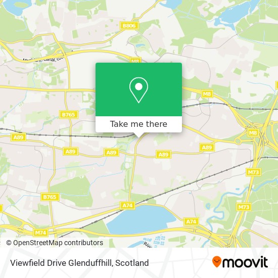 Viewfield Drive Glenduffhill map