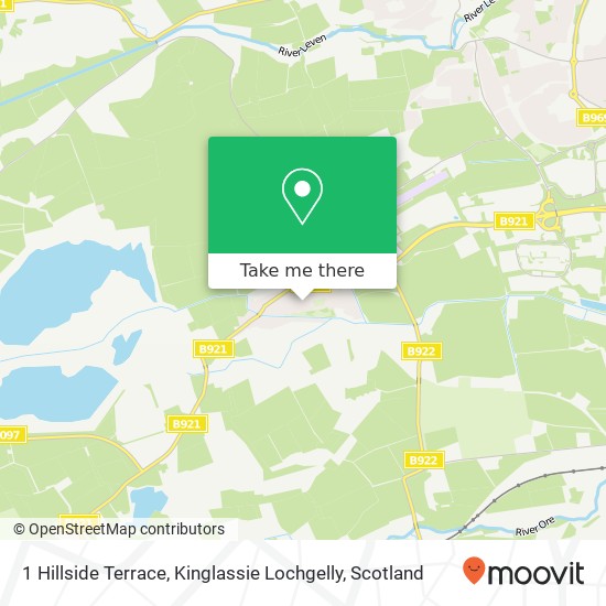 1 Hillside Terrace, Kinglassie Lochgelly map