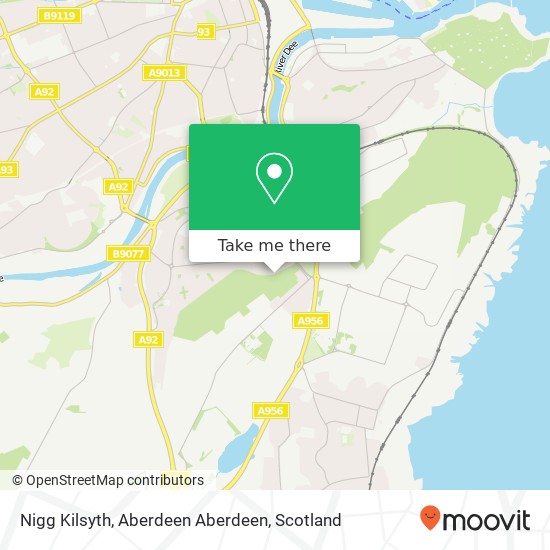 Nigg Kilsyth, Aberdeen Aberdeen map