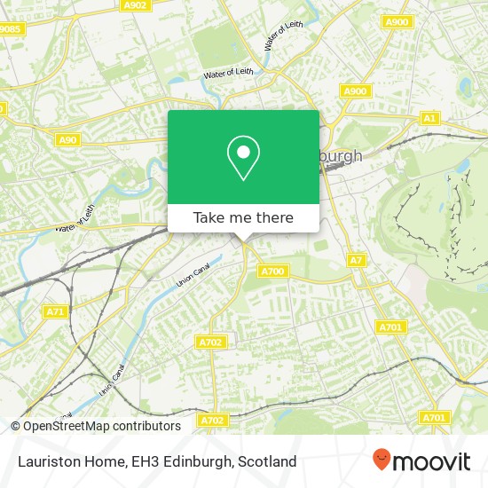 Lauriston Home, EH3 Edinburgh map