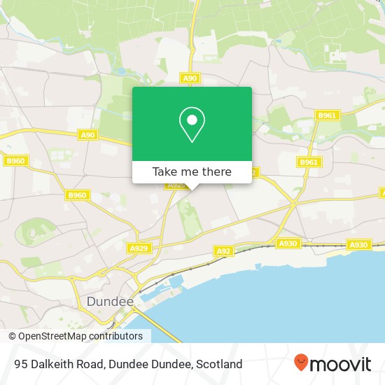 95 Dalkeith Road, Dundee Dundee map