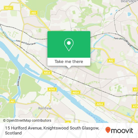 15 Hurlford Avenue, Knightswood South Glasgow map