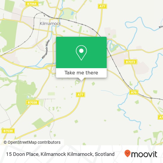 15 Doon Place, Kilmarnock Kilmarnock map