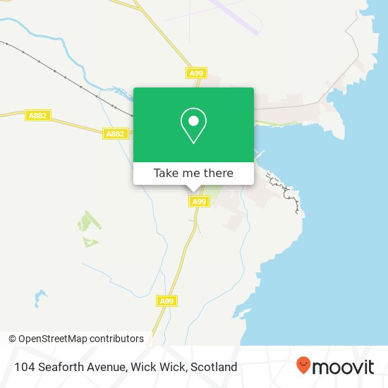 104 Seaforth Avenue, Wick Wick map