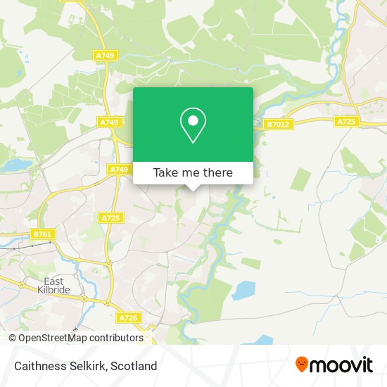 Caithness Selkirk map