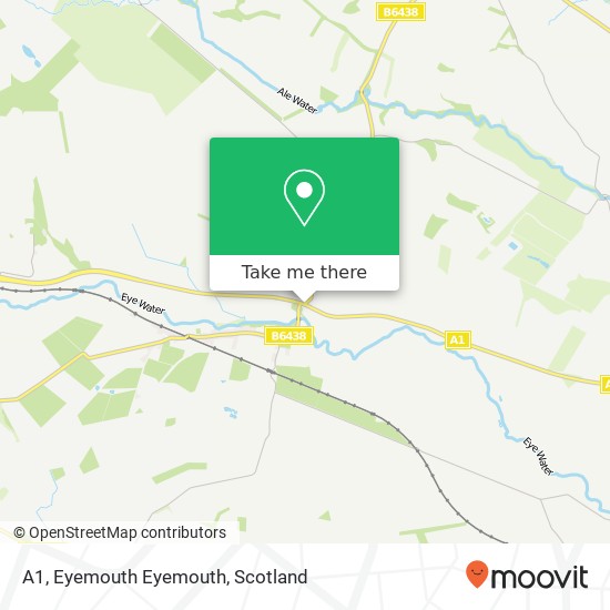 A1, Eyemouth Eyemouth map