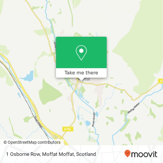 1 Osborne Row, Moffat Moffat map