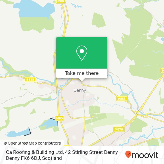 Ca Roofing & Building Ltd, 42 Stirling Street Denny Denny FK6 6DJ map