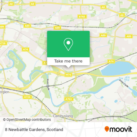 8 Newbattle Gardens map