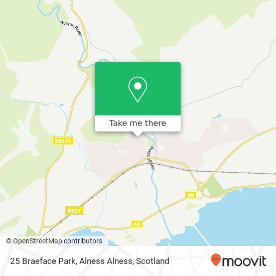 25 Braeface Park, Alness Alness map