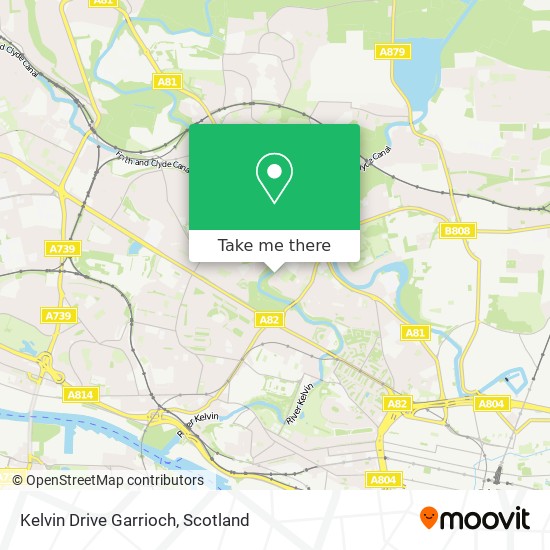 Kelvin Drive Garrioch map