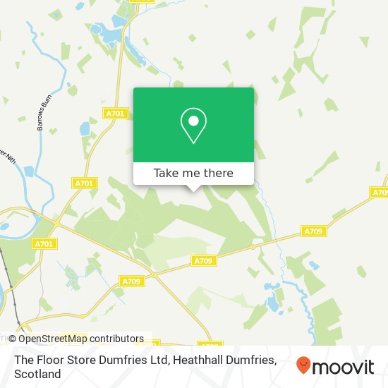 The Floor Store Dumfries Ltd, Heathhall Dumfries map