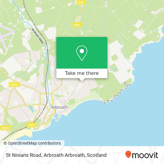 St Ninians Road, Arbroath Arbroath map