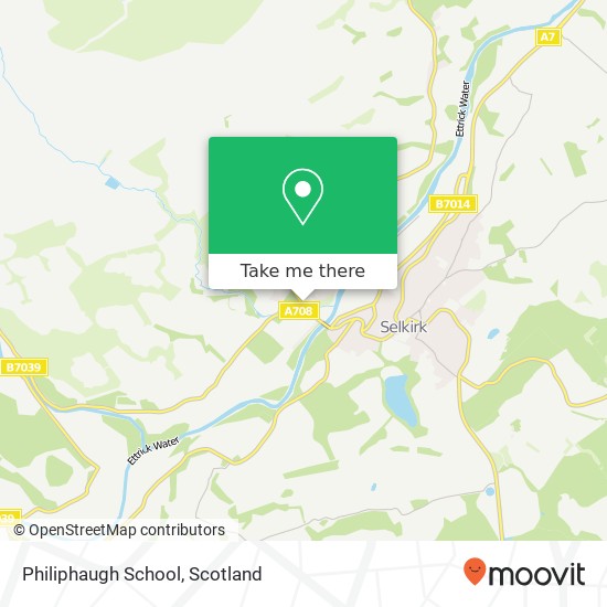 Philiphaugh School map