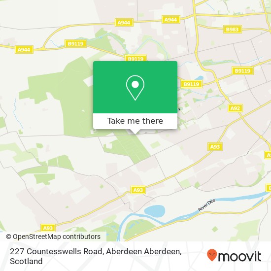 227 Countesswells Road, Aberdeen Aberdeen map